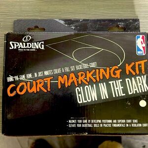 New glow in the dark outdoor court marking kit